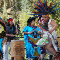 Aztec Dancers 2007 Aztecs dancing in festive outfits