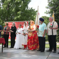 Interfaith Ceremony 2013 People of different nationalities in traditional costumes