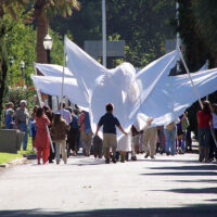 Peace Doves Capitol 2005 People are carrying