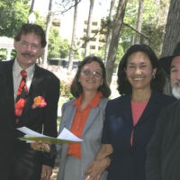 Speakers State Capitol 2004 TJ and Silvia smiling