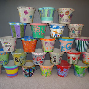 Flower Pots of Friendship flower pots of friendship stacked